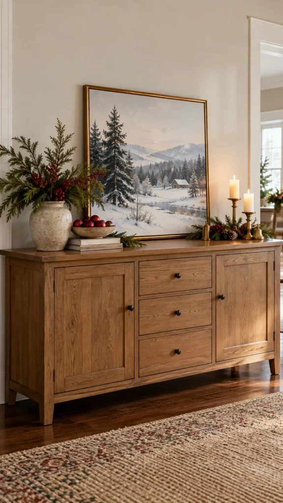 A Sideboard Winter Landscape