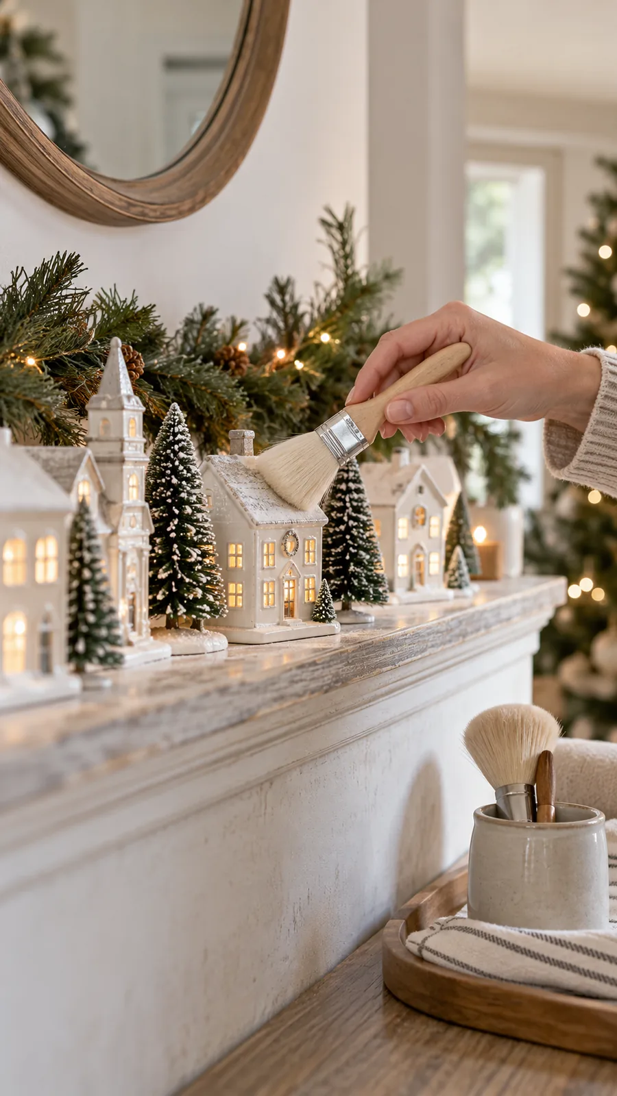 A Clean Soft Brush for Permitted Surfaces shown for how to clean holiday decorations
