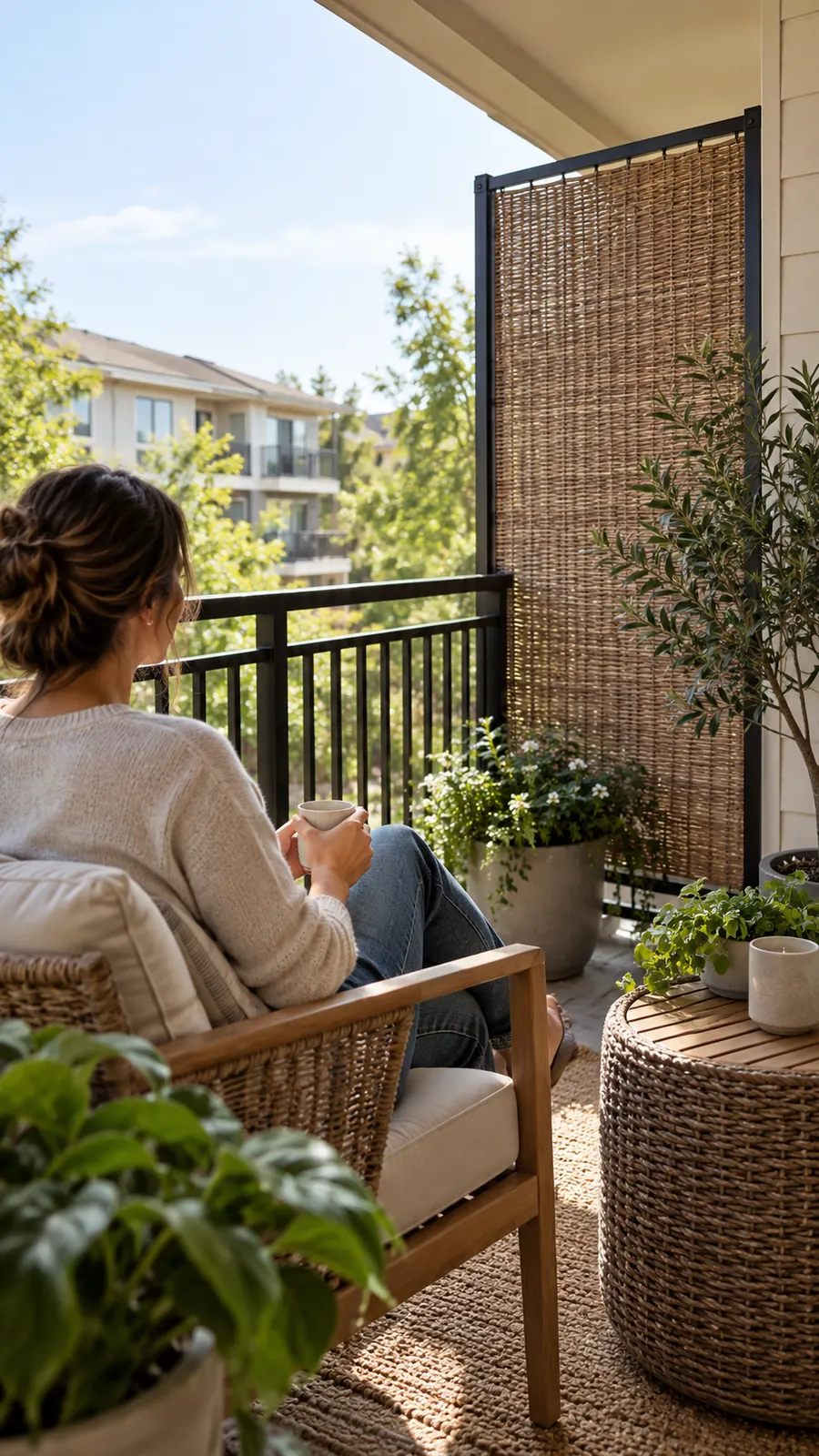 A Precise Privacy Goal shown for balcony privacy screen ideas
