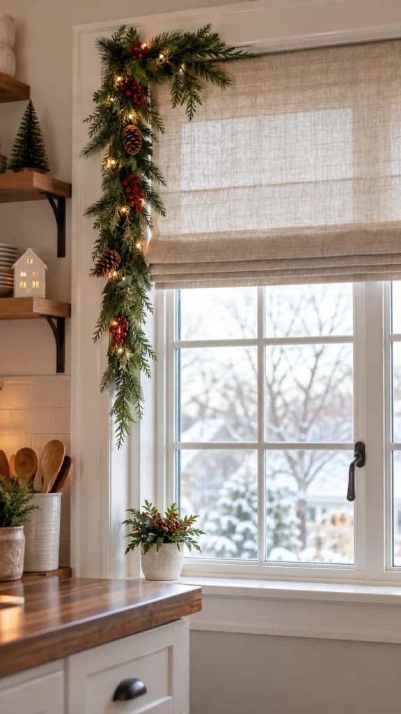 A Slim Faux Greenery Corner