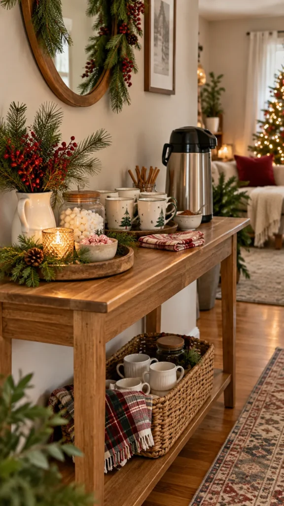 A Kitchen-Free Beverage Side Table