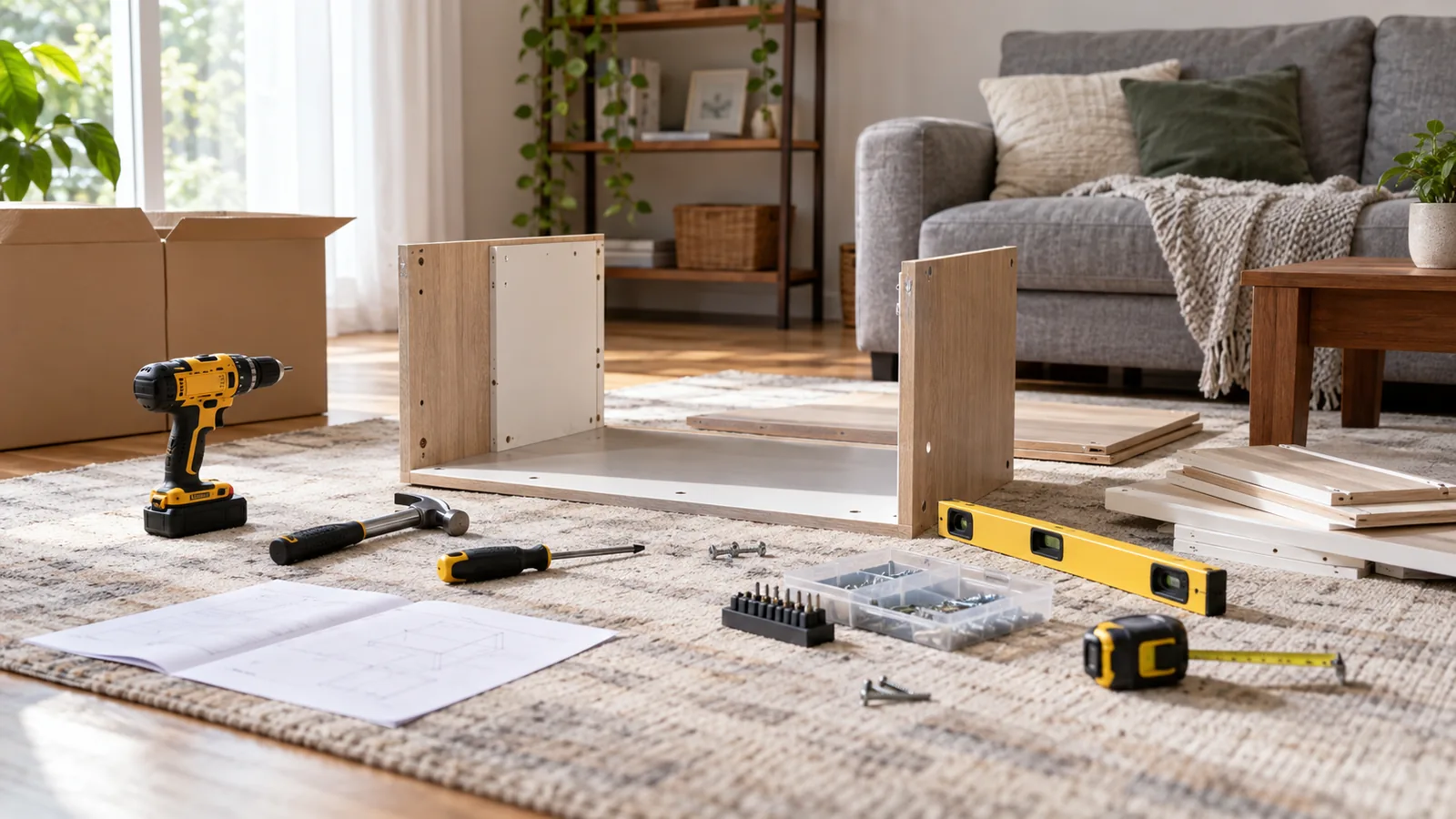 12 Useful Tools for Assembling Compact Furniture at Home